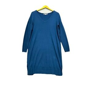 Boden Womens Wool Cashmere Sweater Midi Dress Size 8R Preppy Soft Girl‎ *Flaw